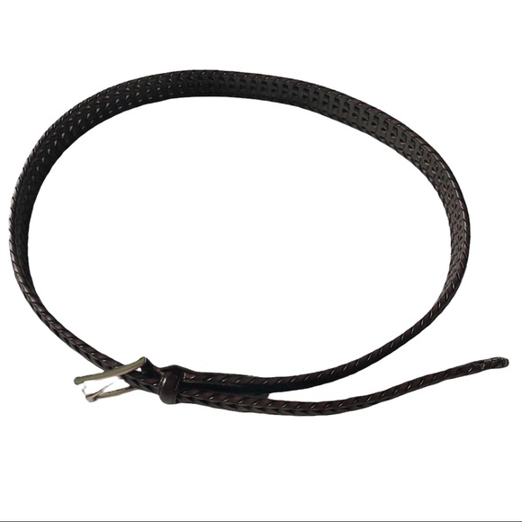 FOSSIL Myles Braid Brown Leather Belt 38” - Picture 14 of 15